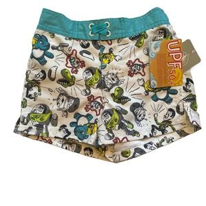 Disney Store Toy Story Boy's Swim Trunks Swimsuit Size 4 NEW